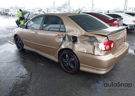 2005 Toyota Corolla Xrs из США, поврежденный, VIN 2T1BY32E35C406699